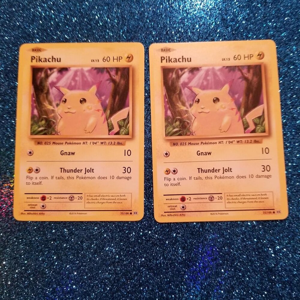 Pokemon® Card Lot 002 Cards PIKACHU Pokemon X & Y Evolutions (35/108)